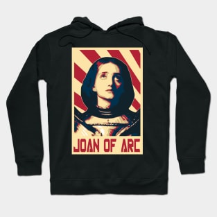 Joan Of Arc Jeanne D'Arc Retro Propaganda Hoodie